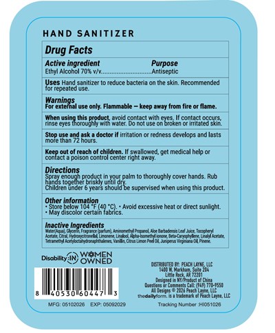Label 2 (Bourbon Vanilla Hand Sanitizer Label 2)